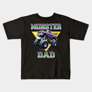 monster truck dad Kids T-Shirt